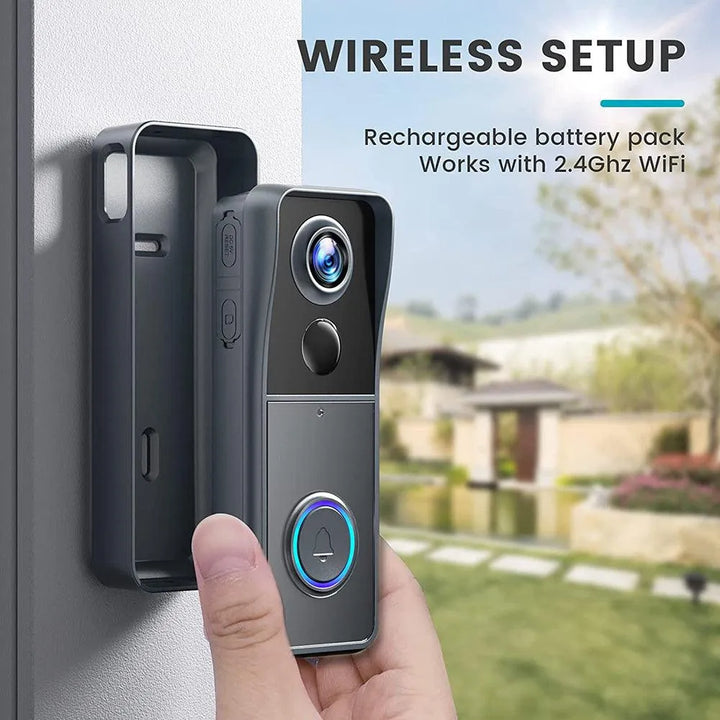 XTU J9 1080P wireless Video Doorbell with chime XTUCAM