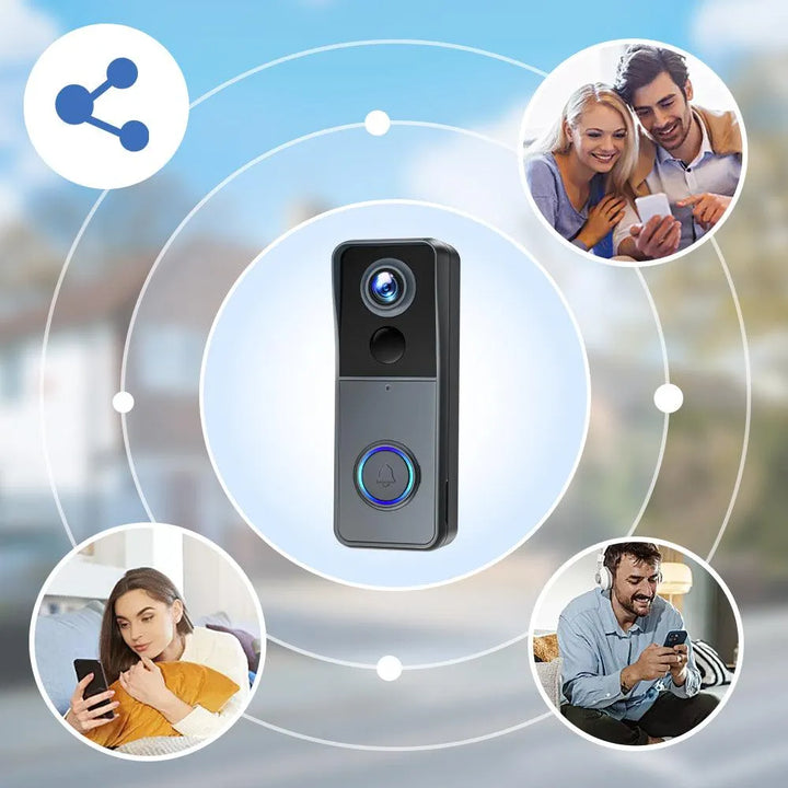 XTU J9 1080P wireless Video Doorbell with chime XTUCAM